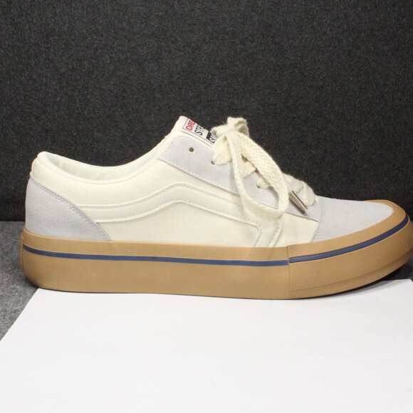 Temu Dream Street Vans White Suede Gum Sidewalls Low Tops, Mens Size 12  ebaiyse - Picture 7 of 10